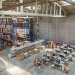 米国3PL自社倉庫の内観